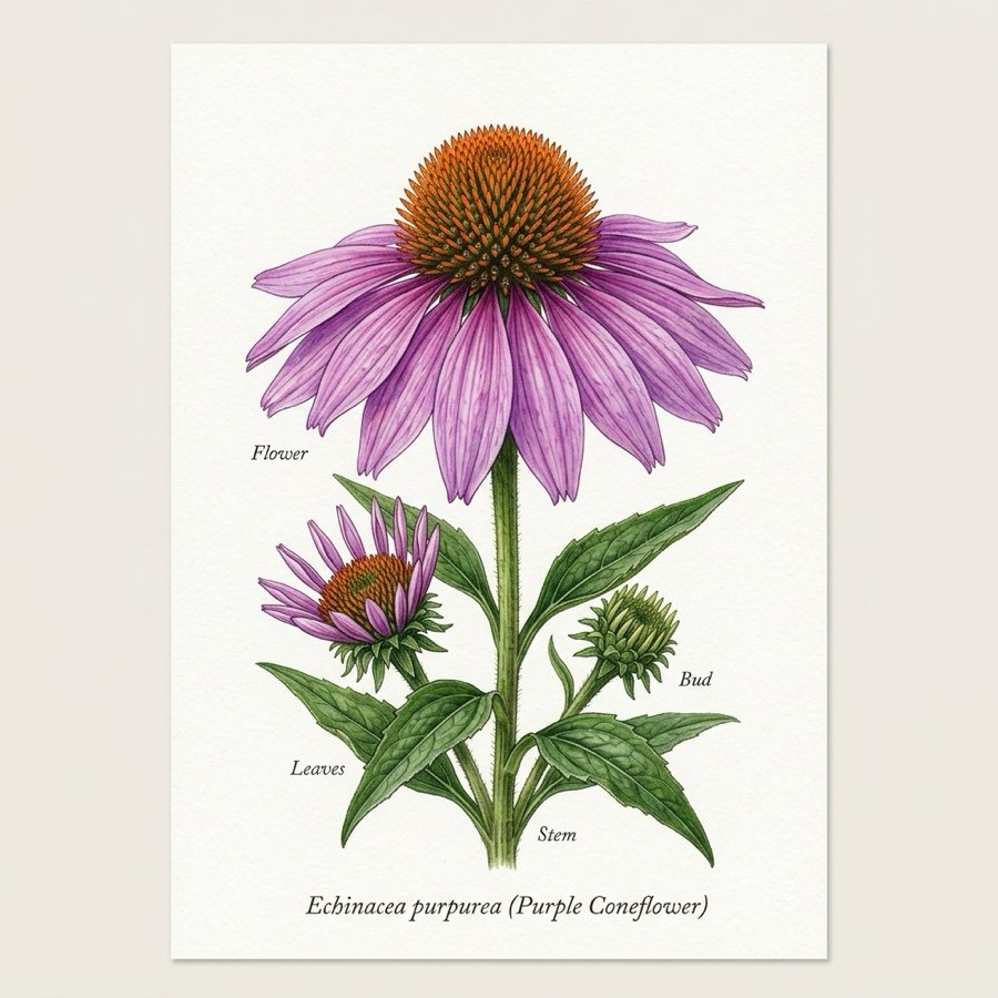 Echinacea purpurea (Roter Sonnenhut) – Schlangenbisse